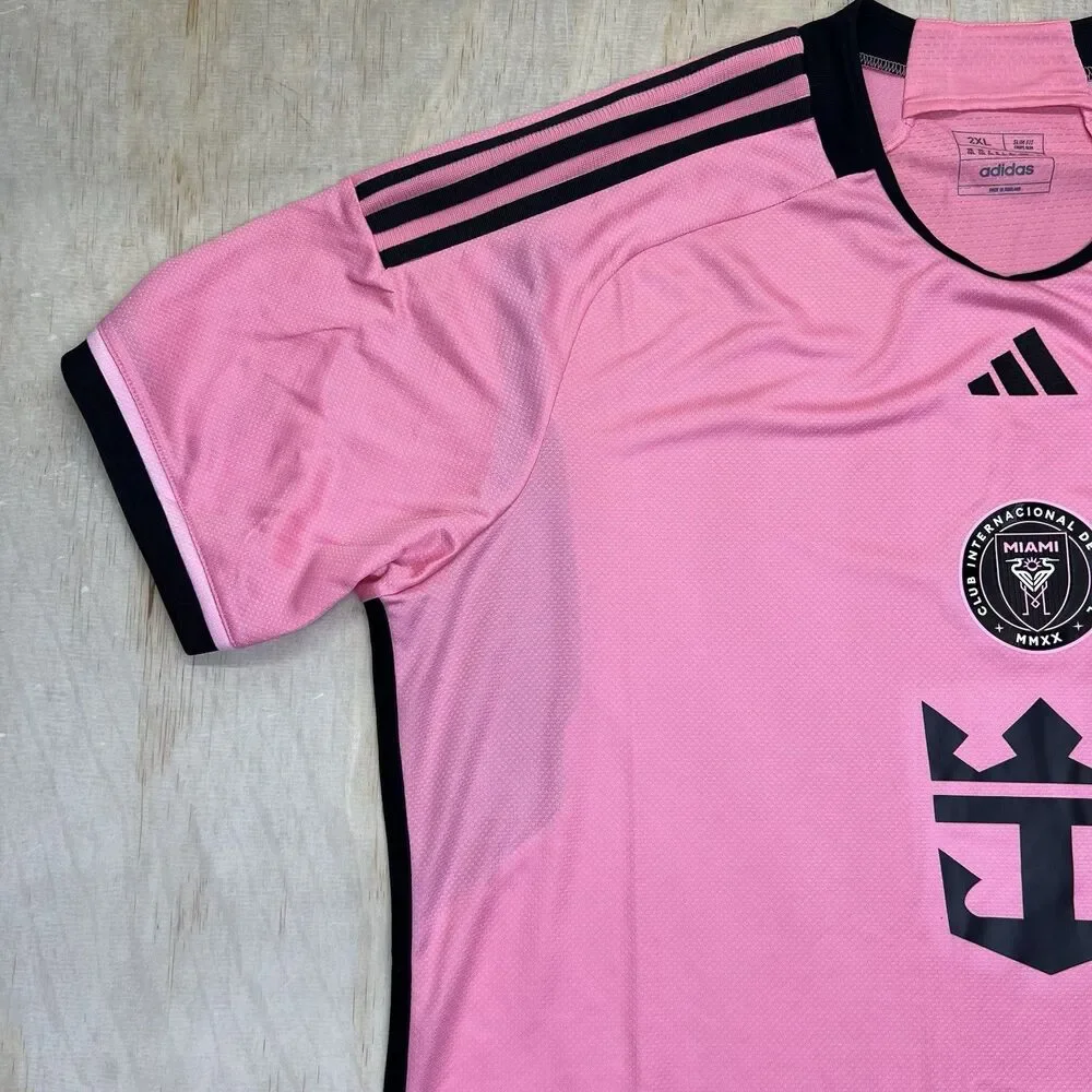 NEW Inter Miami Adidas Home 2024 Authentic Jersey 2XL Short Sleeves